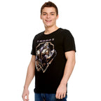 Imagen del producto Avengers - Camiseta negra con escudo de Thanos