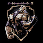 Imagen del producto Avengers - Camiseta negra con escudo de Thanos