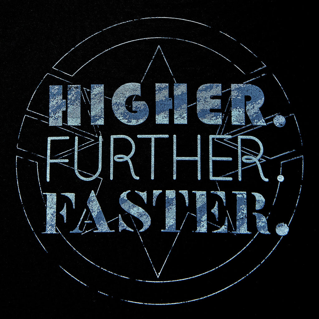 Imagen del producto Captain Marvel - Camiseta negra Higher Further Faster