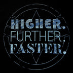 Imagen del producto Captain Marvel - Camiseta negra Higher Further Faster