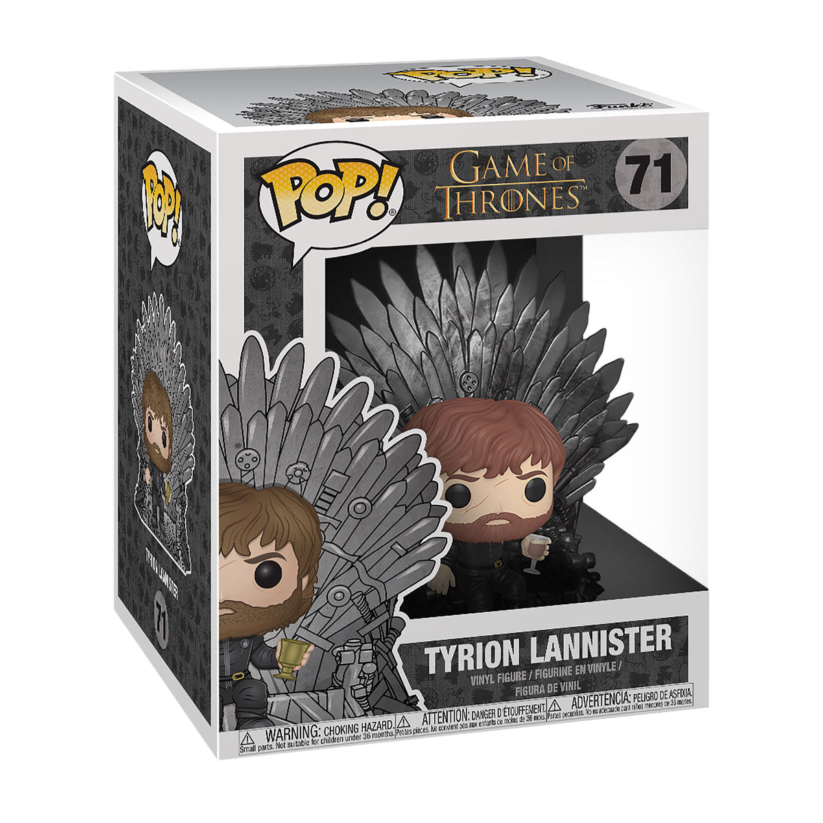 Imagen del producto Juego de Tronos - Tyrion Lannister con Trono de Hierro Figura Funko Pop