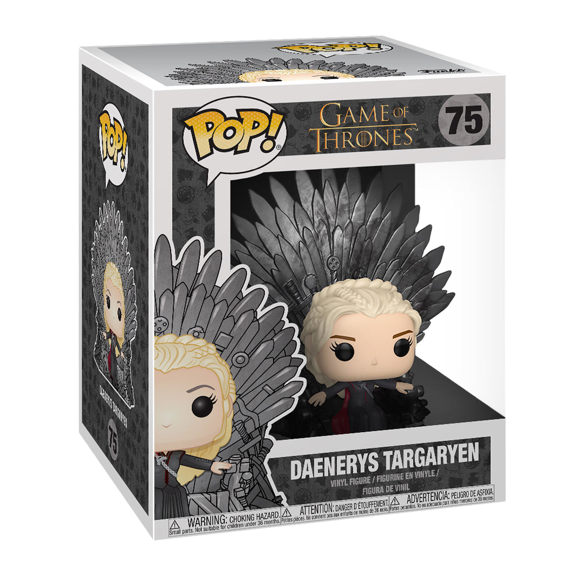 Imagen del producto Juego de Tronos - Daenerys Targaryen con Trono de Hierro Figura Funko Pop