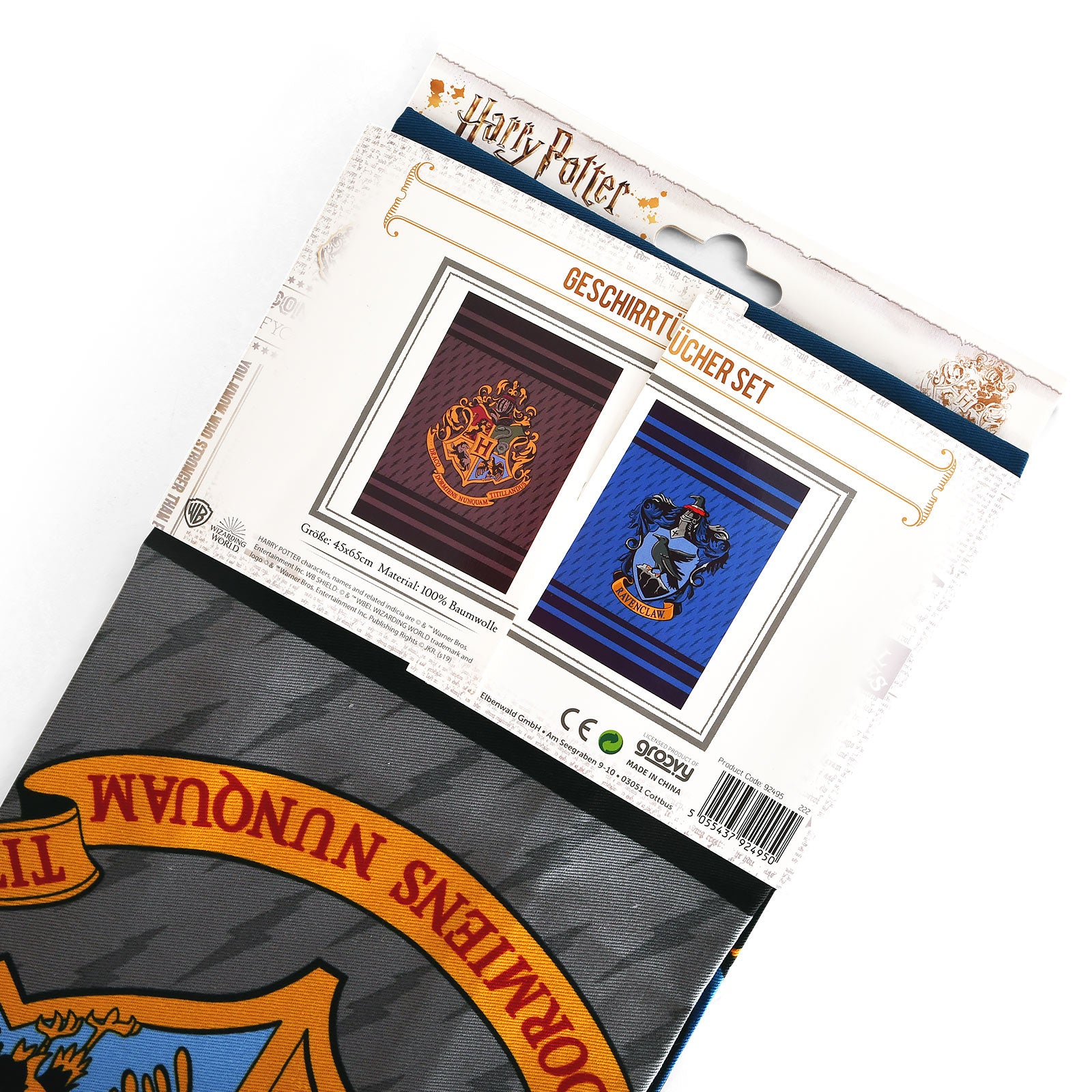 Imagen del producto Harry Potter - Set de paños de cocina Ravenclaw & Hogwarts