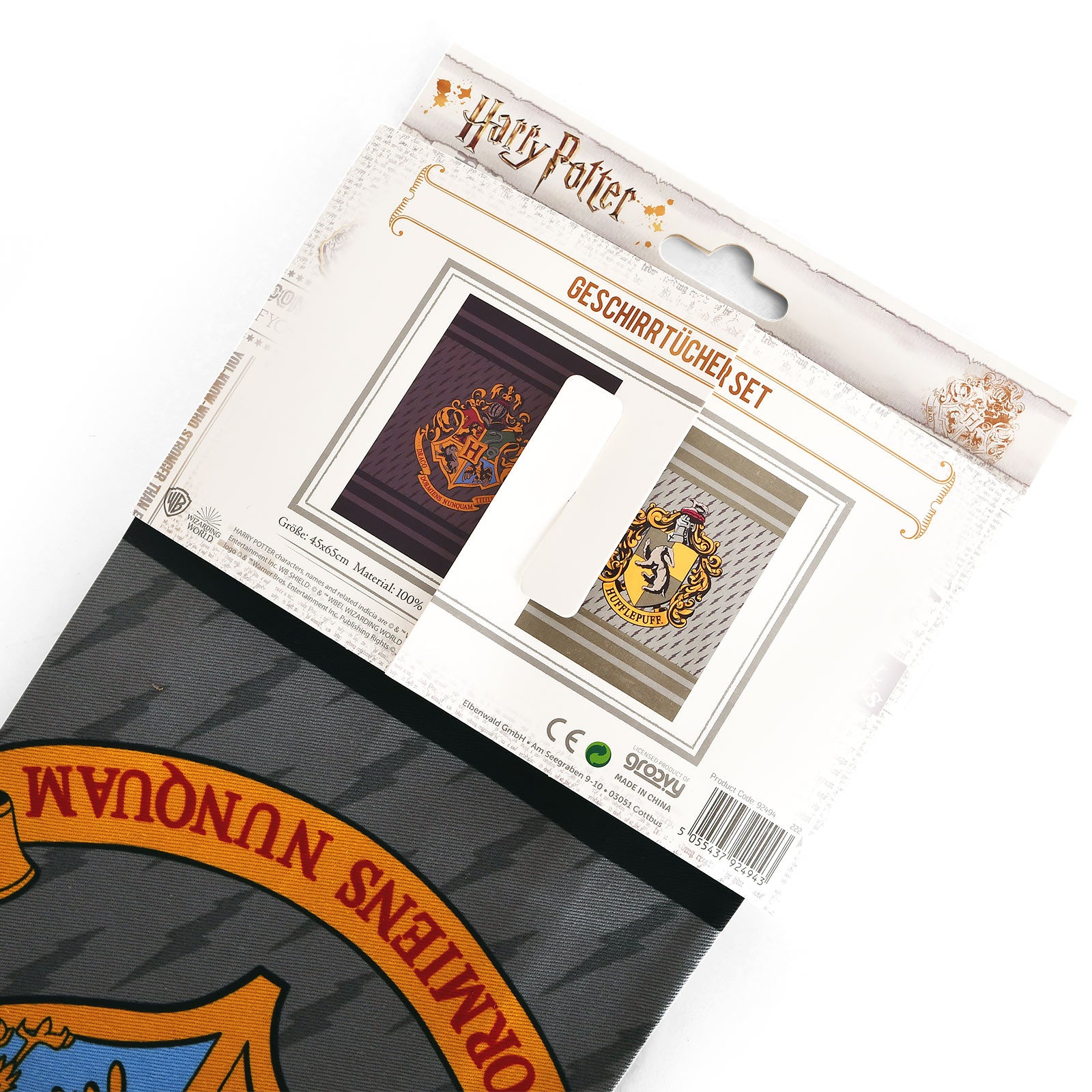 Imagen del producto Harry Potter - Set de paños de cocina Hufflepuff & Hogwarts