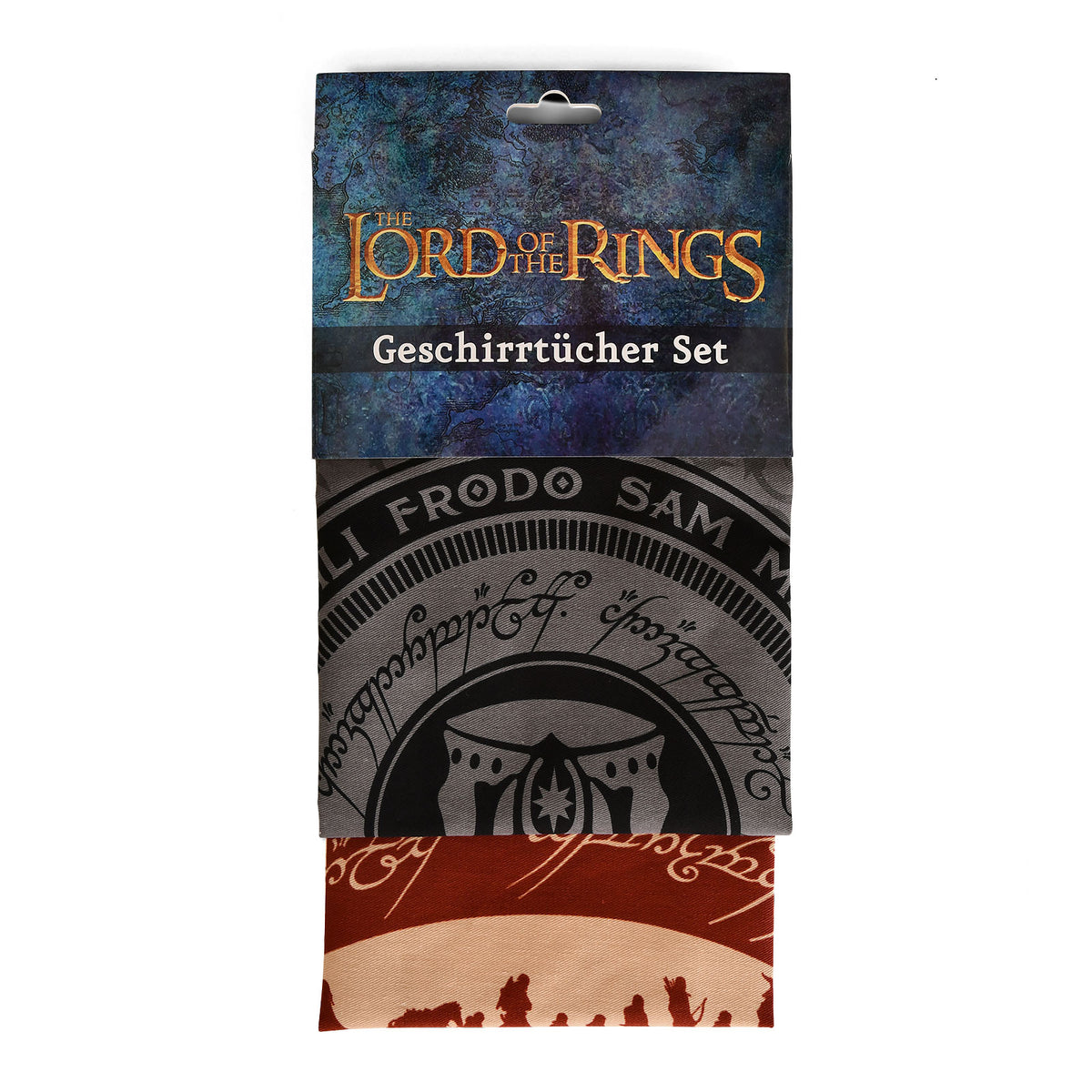 Imagen del producto El Señor de los Anillos - Set de paños de cocina del Anillo Único