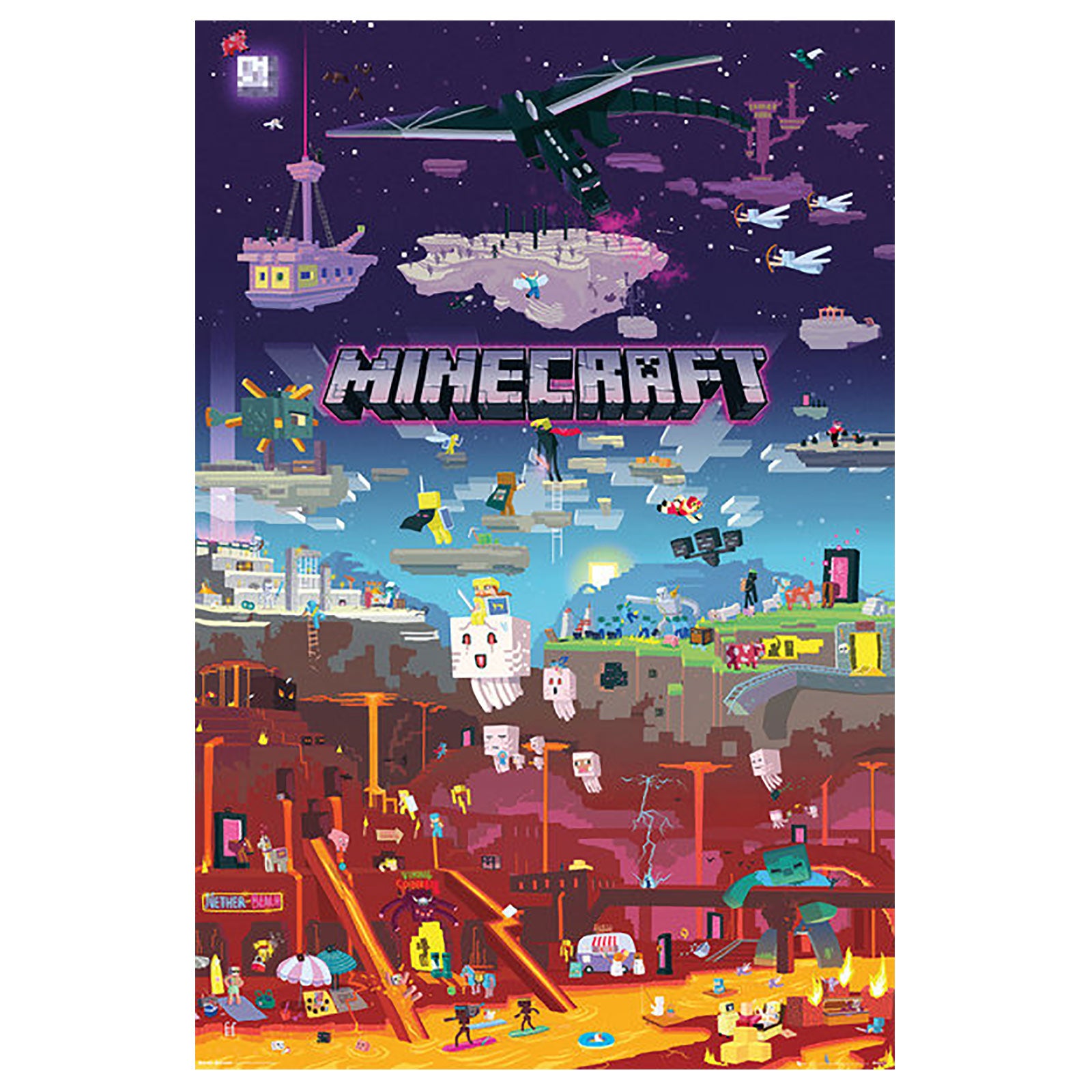 Imagen del producto Minecraft - World Beyond Maxi Poster