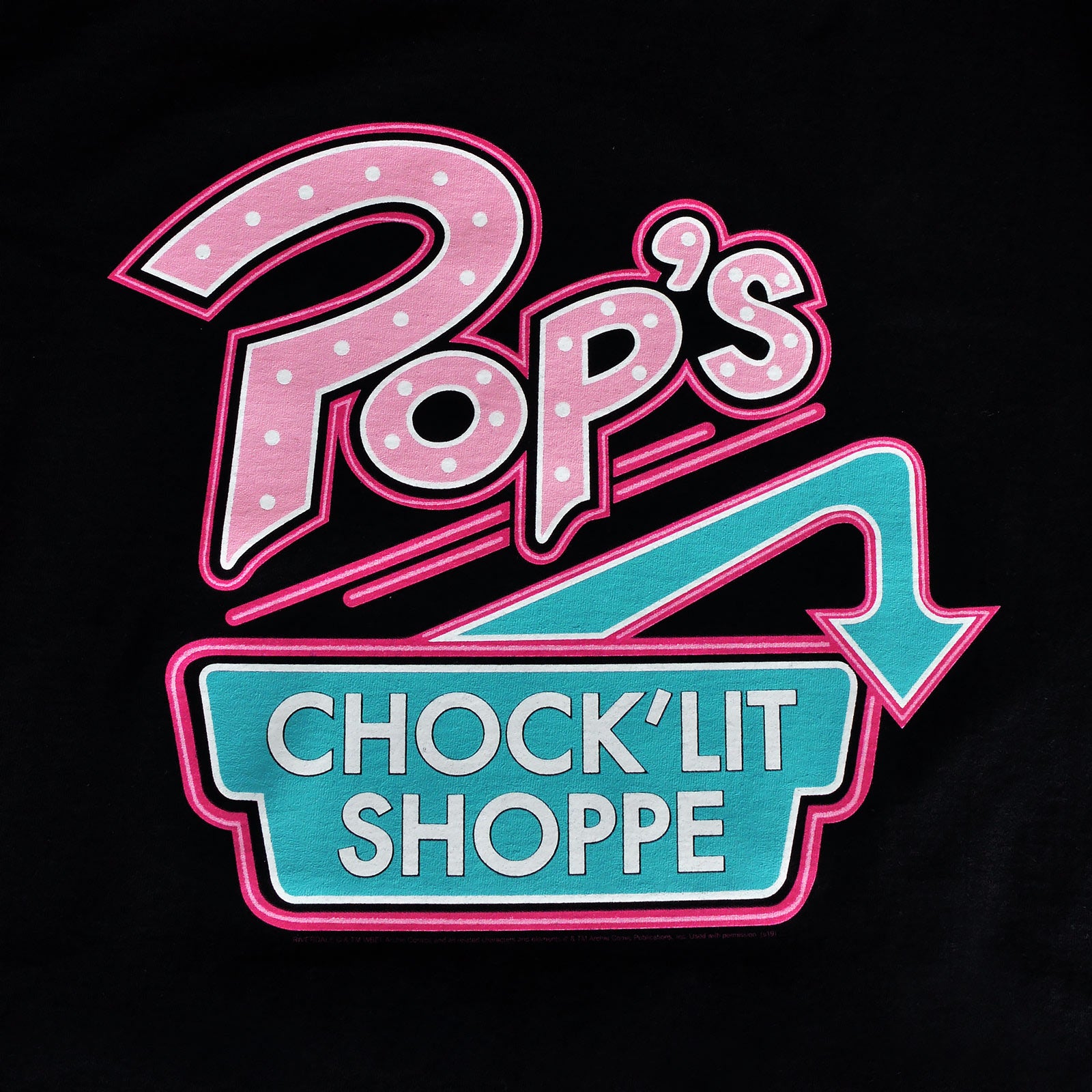 Imagen del producto Riverdale - Camiseta negra de Pop's Chock'lit Shoppe