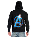 Imagen del producto Avengers - Sudadera con capucha negra con logo de Endgame