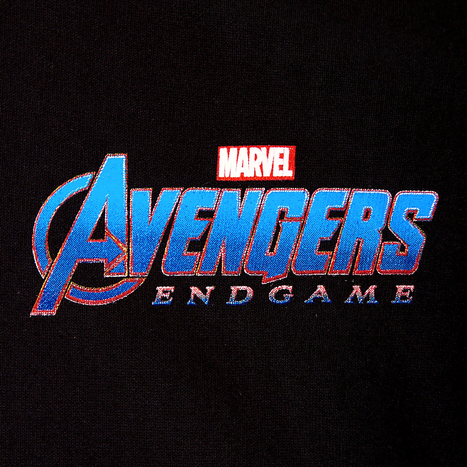 Imagen del producto Avengers - Sudadera con capucha negra con logo de Endgame