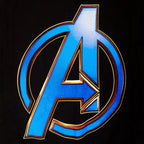 Imagen del producto Avengers - Sudadera con capucha negra con logo de Endgame