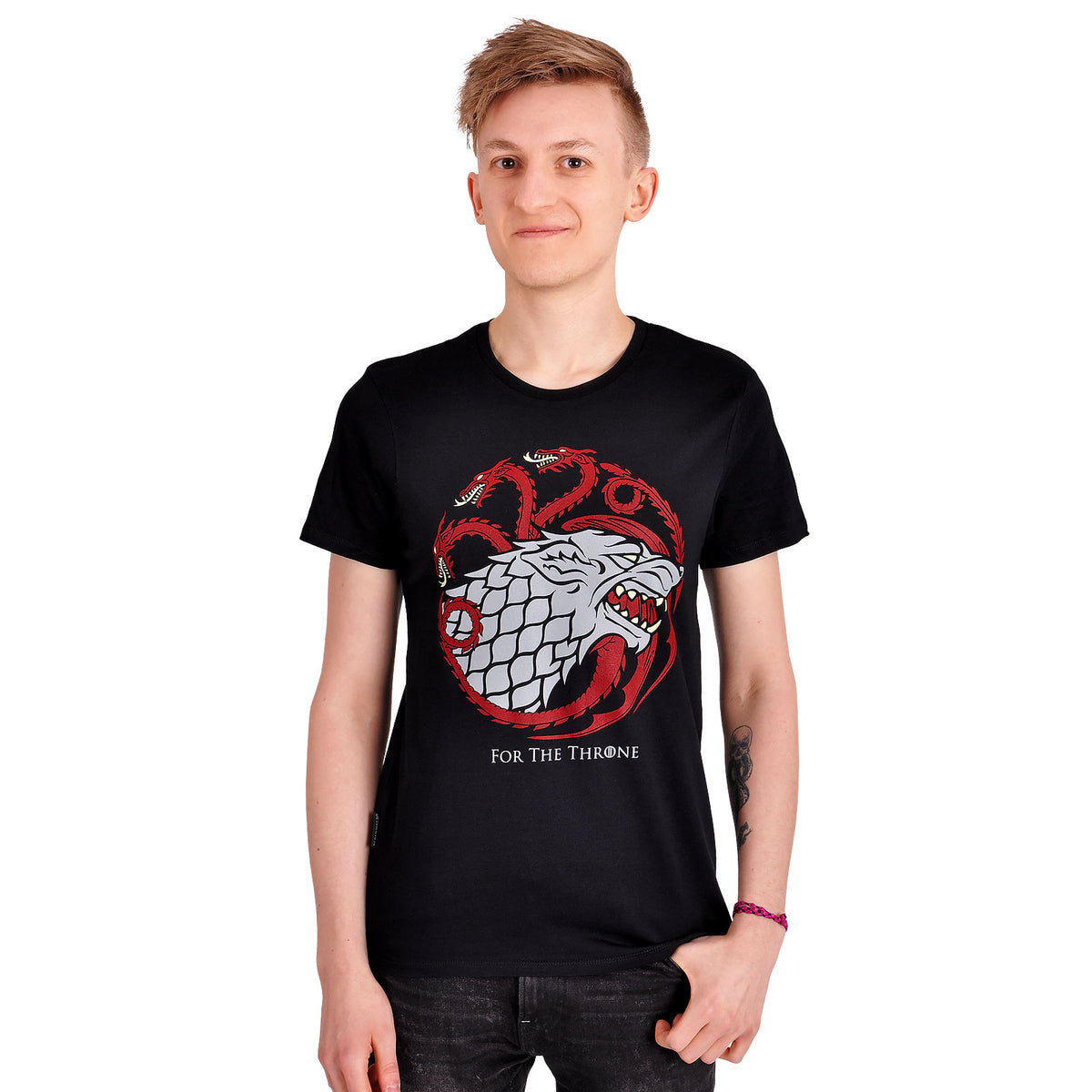 Imagen del producto Camiseta Stark & Targaryen For The Throne - Juego de Tronos