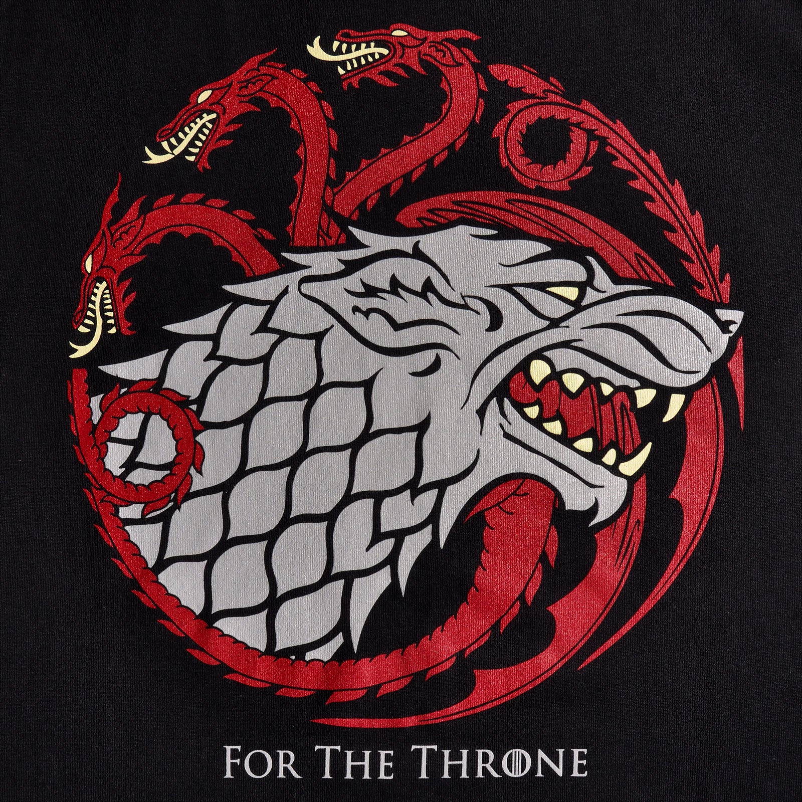 Imagen del producto Camiseta Stark & Targaryen For The Throne - Juego de Tronos