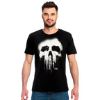 Imagen del producto Punisher - Camiseta negra con logo de calavera descolorida