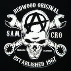 Imagen del producto Sons of Anarchy - Camiseta negra con el logotipo de Samcro Skull