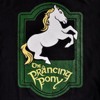 Imagen del producto Señor de los Anillos - Camiseta negra con el logo del Poni Saltarín