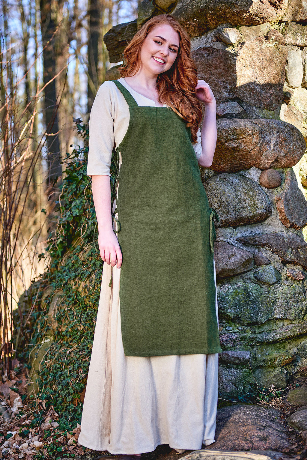 Imagen del producto Vestido medieval Aleiga verde