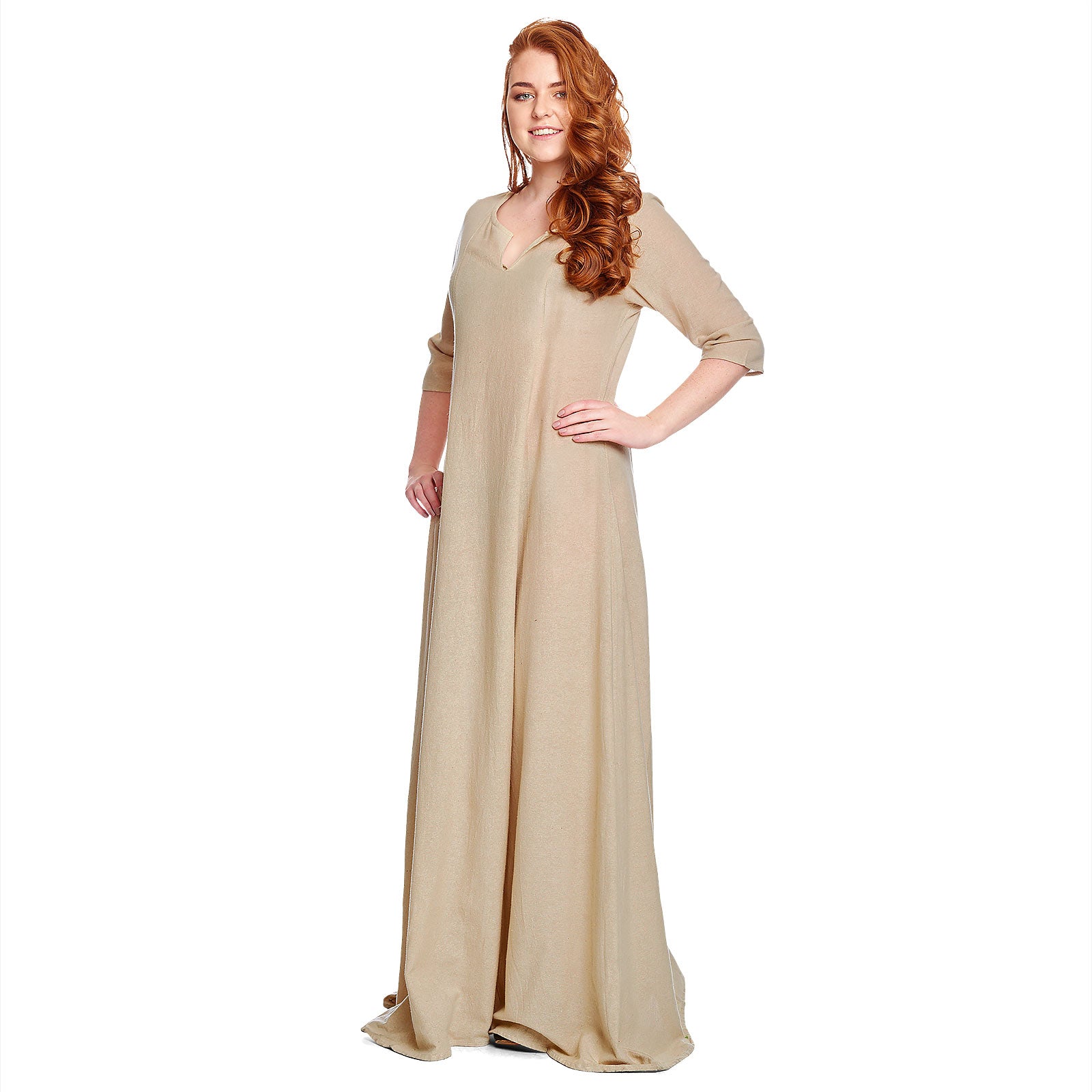 Imagen del producto Vestido medieval inferior Silja beige