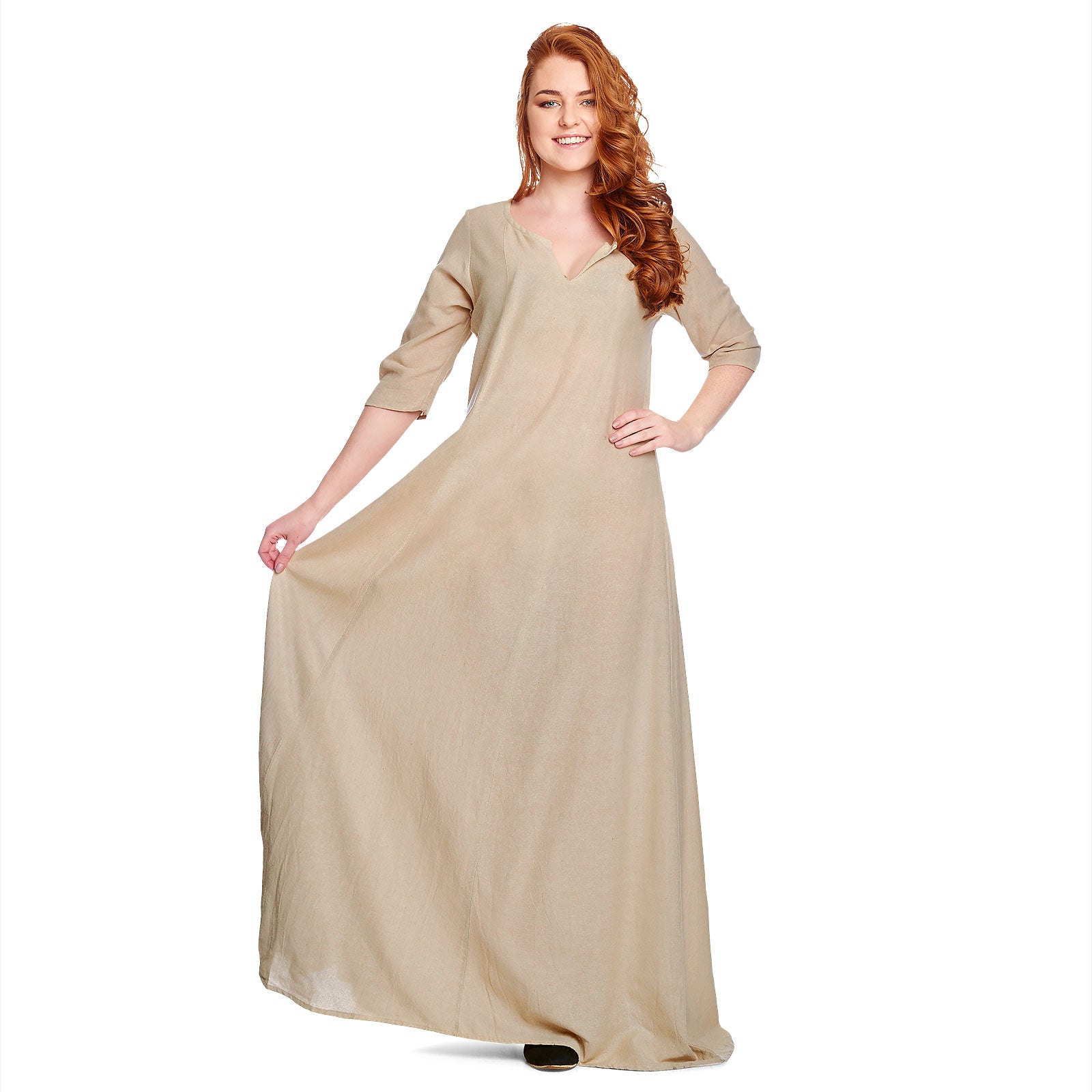Imagen del producto Vestido medieval inferior Silja beige