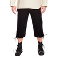 Imagen del producto Pantalones medievales Veli negros hasta la rodilla