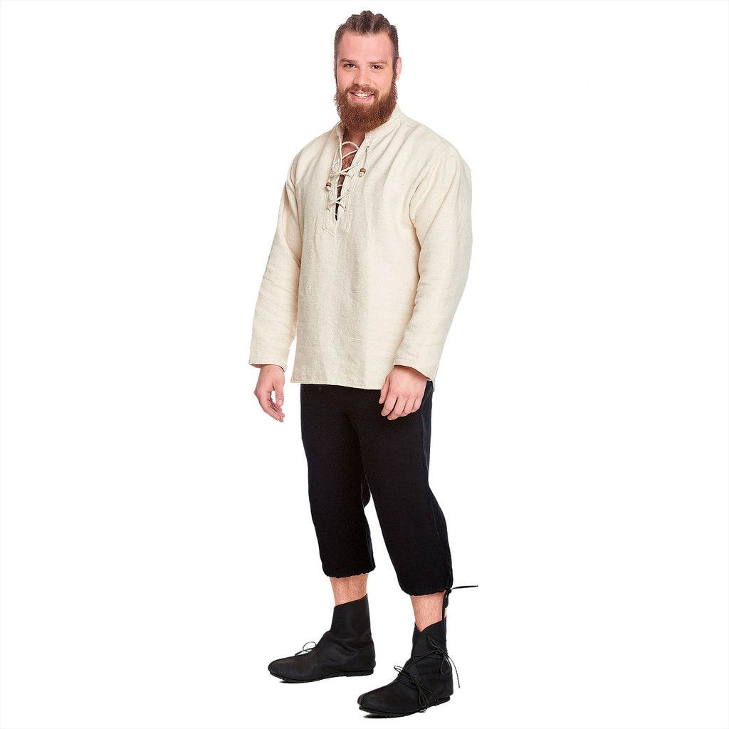 Imagen del producto Pantalones medievales Veli negros hasta la rodilla