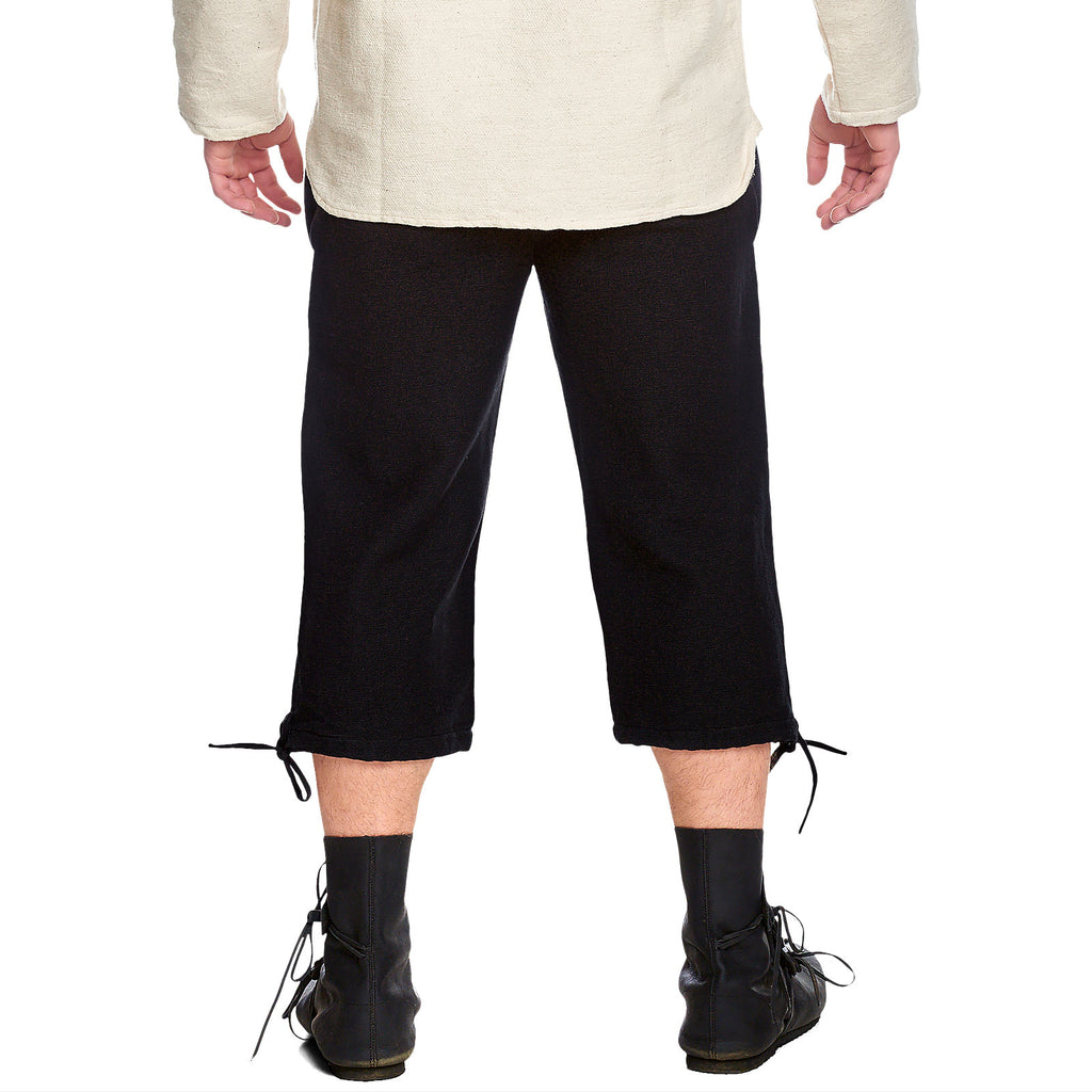 Imagen del producto Pantalones medievales Veli negros hasta la rodilla
