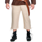Imagen del producto Pantalones medievales Veli beige hasta la rodilla