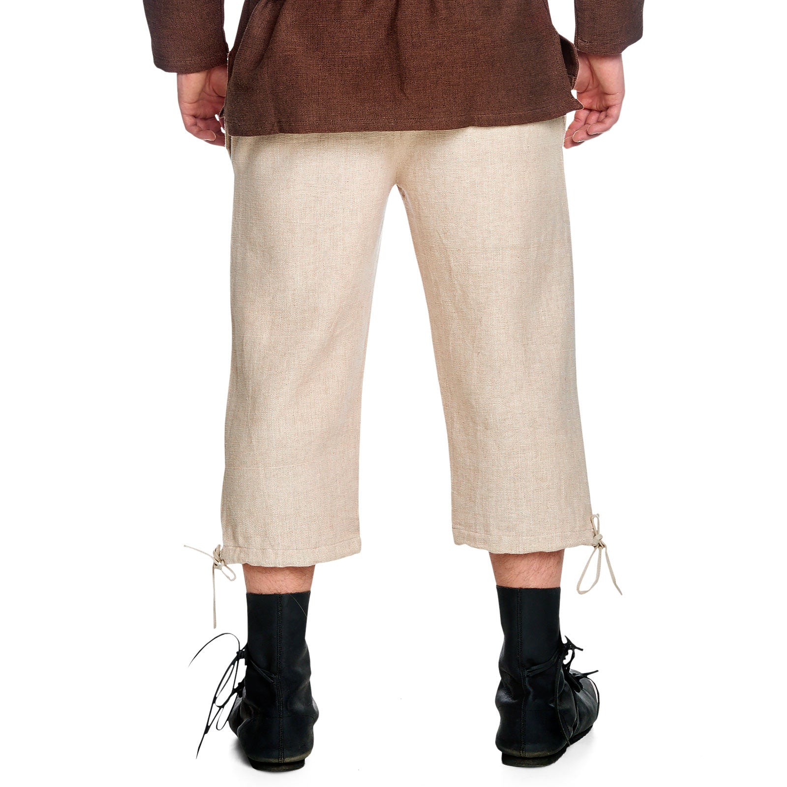 Imagen del producto Pantalones medievales Veli beige hasta la rodilla