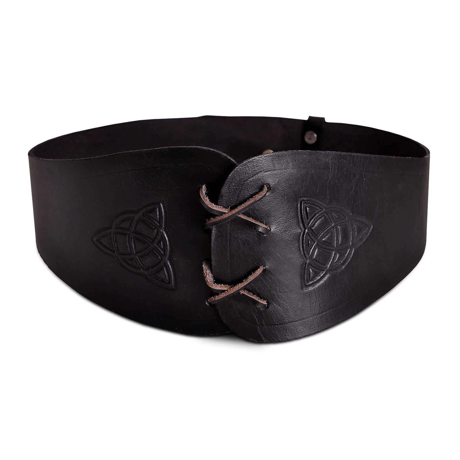 Imagen del producto Cinturón medieval Alana con estampado celta negro