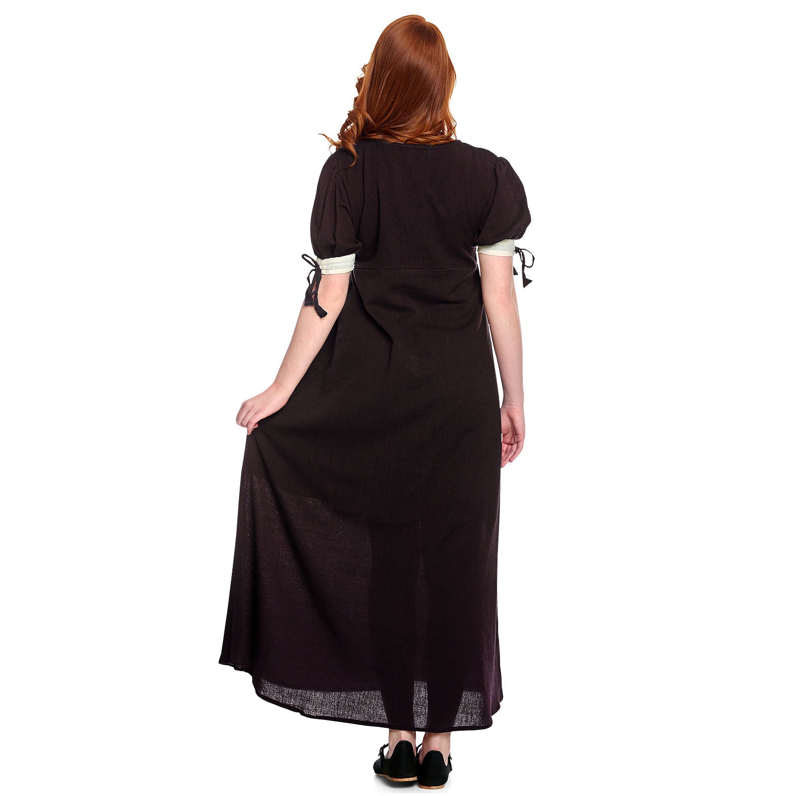 Imagen del producto Vestido de verano medieval Lysa marrón-beige