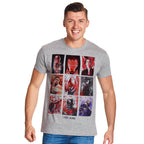 Imagen del producto Avengers - Camiseta de retratos de personajes de Endgame gris