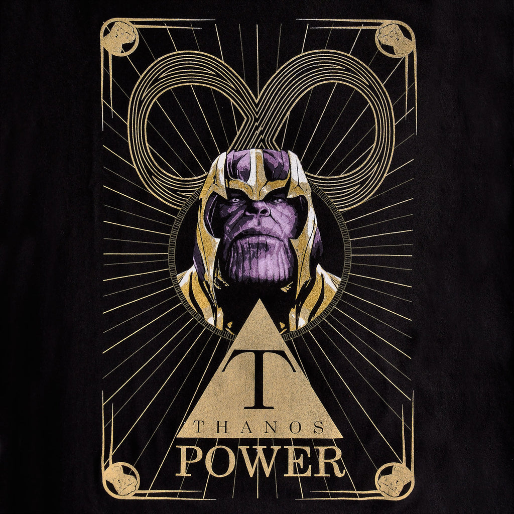 Imagen del producto Avengers - Camiseta negra de Thanos Power