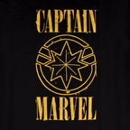 Imagen del producto Captain Marvel - Camiseta Grunge Logo para Mujeres negra