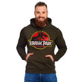 Imagen del producto Jurassic Park - Sudadera con capucha verde con logo