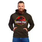 Imagen del producto Jurassic Park - Sudadera con capucha verde con logo