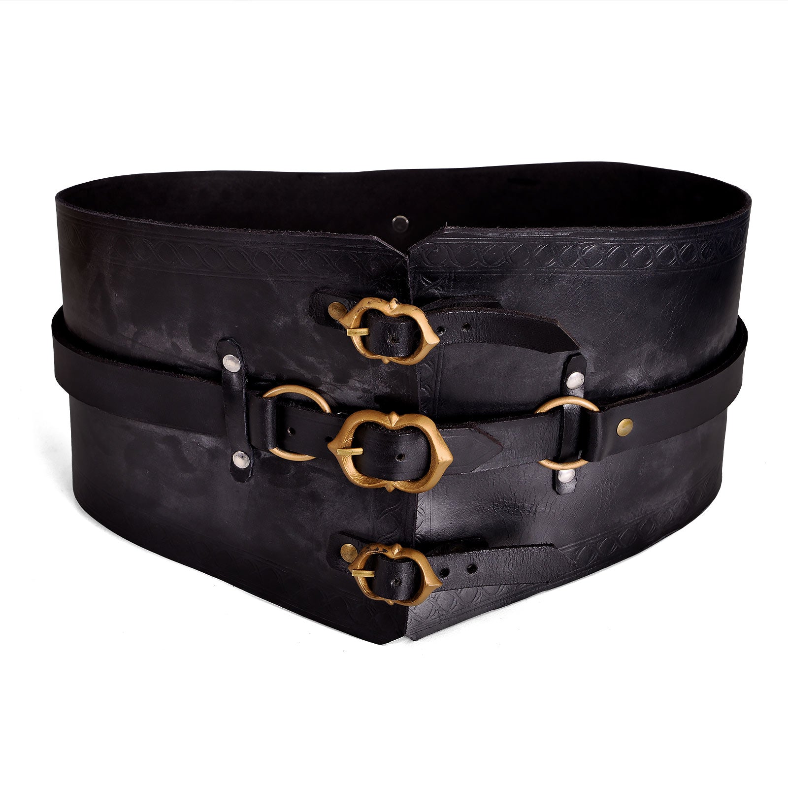 Imagen del producto Cinturón de corsé medieval Audrey deluxe negro