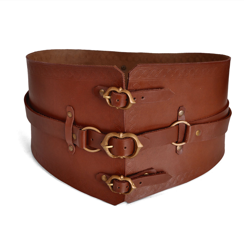 Imagen del producto Cinturón medieval Audrey deluxe marrón