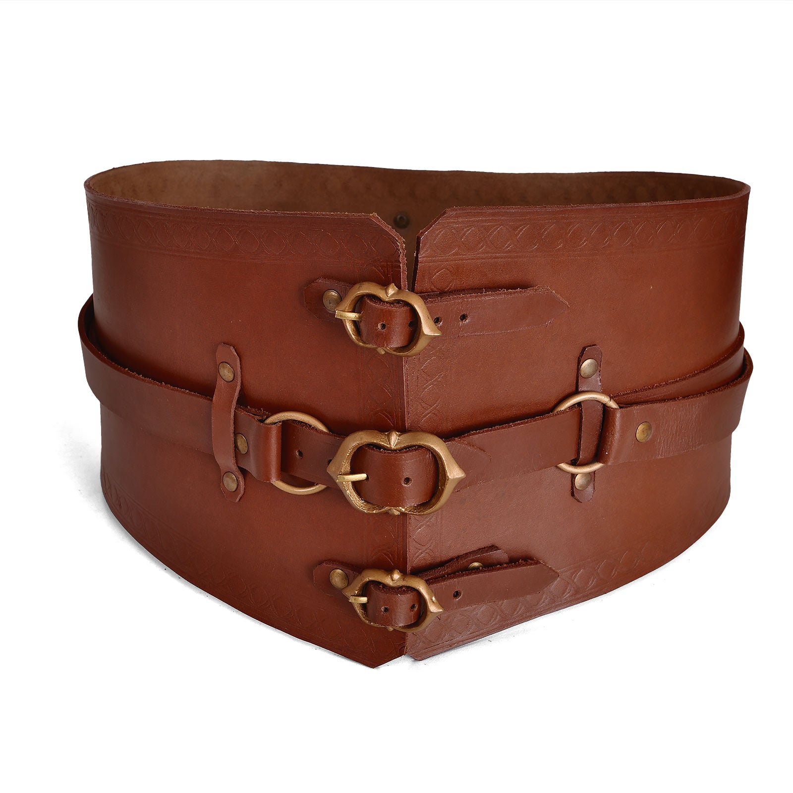 Imagen del producto Cinturón medieval Audrey deluxe marrón