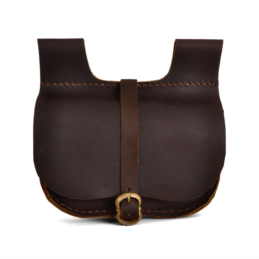 Imagen del producto Bolsa de cinturón medieval de cuero Udo marrón