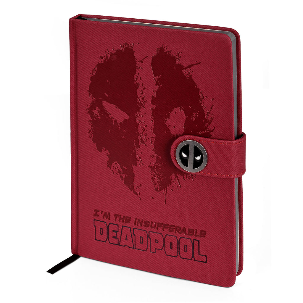 Imagen del producto Deadpool - Cuaderno premium A5 con logotipo de salpicadura