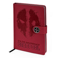 Imagen del producto Deadpool - Cuaderno premium A5 con logotipo de salpicadura