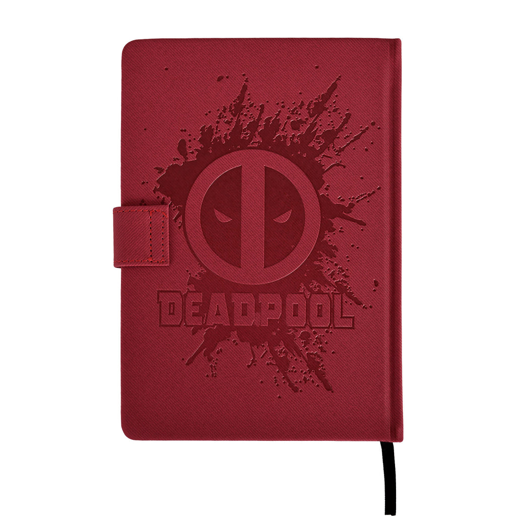 Imagen del producto Deadpool - Cuaderno premium A5 con logotipo de salpicadura