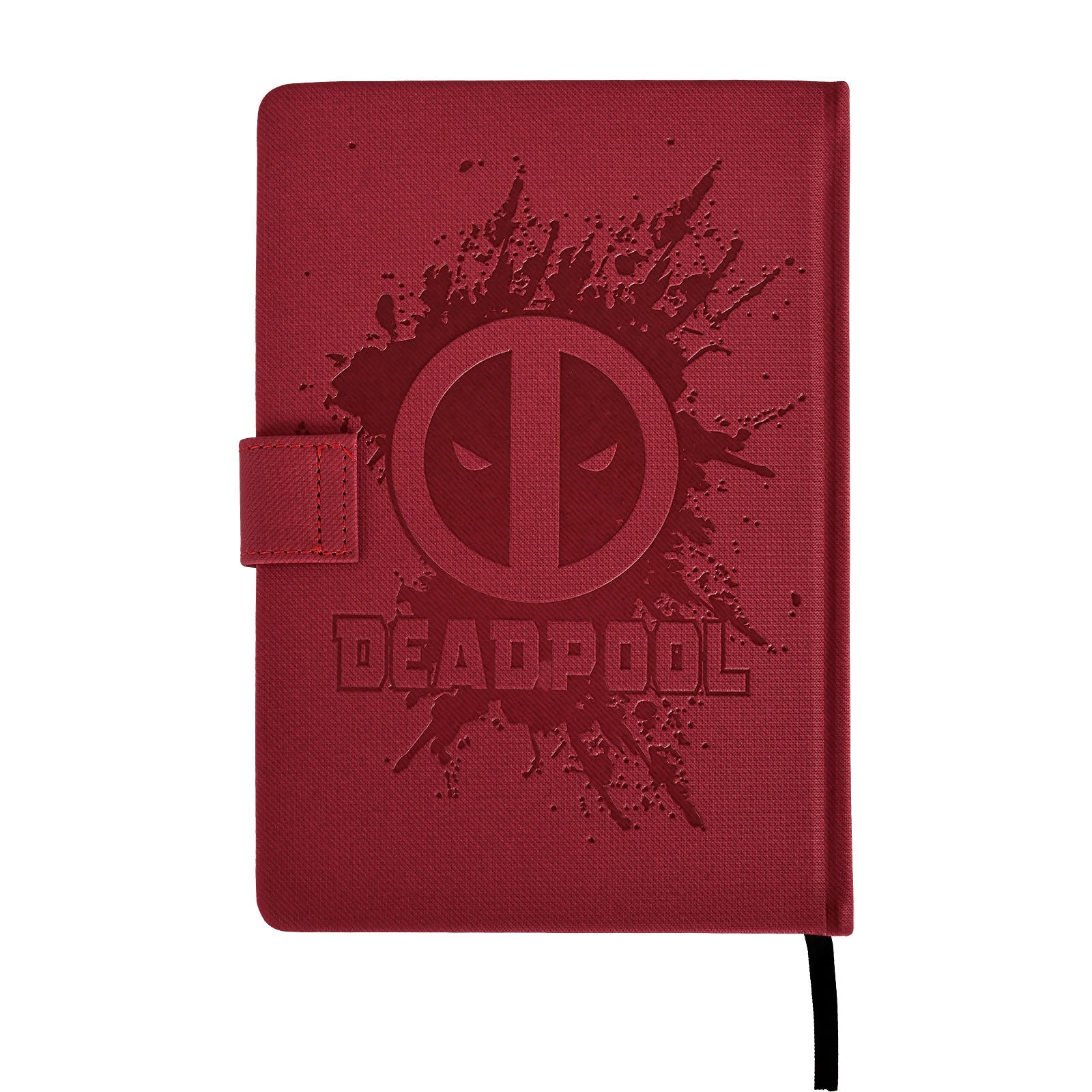 Imagen del producto Deadpool - Cuaderno premium A5 con logotipo de salpicadura