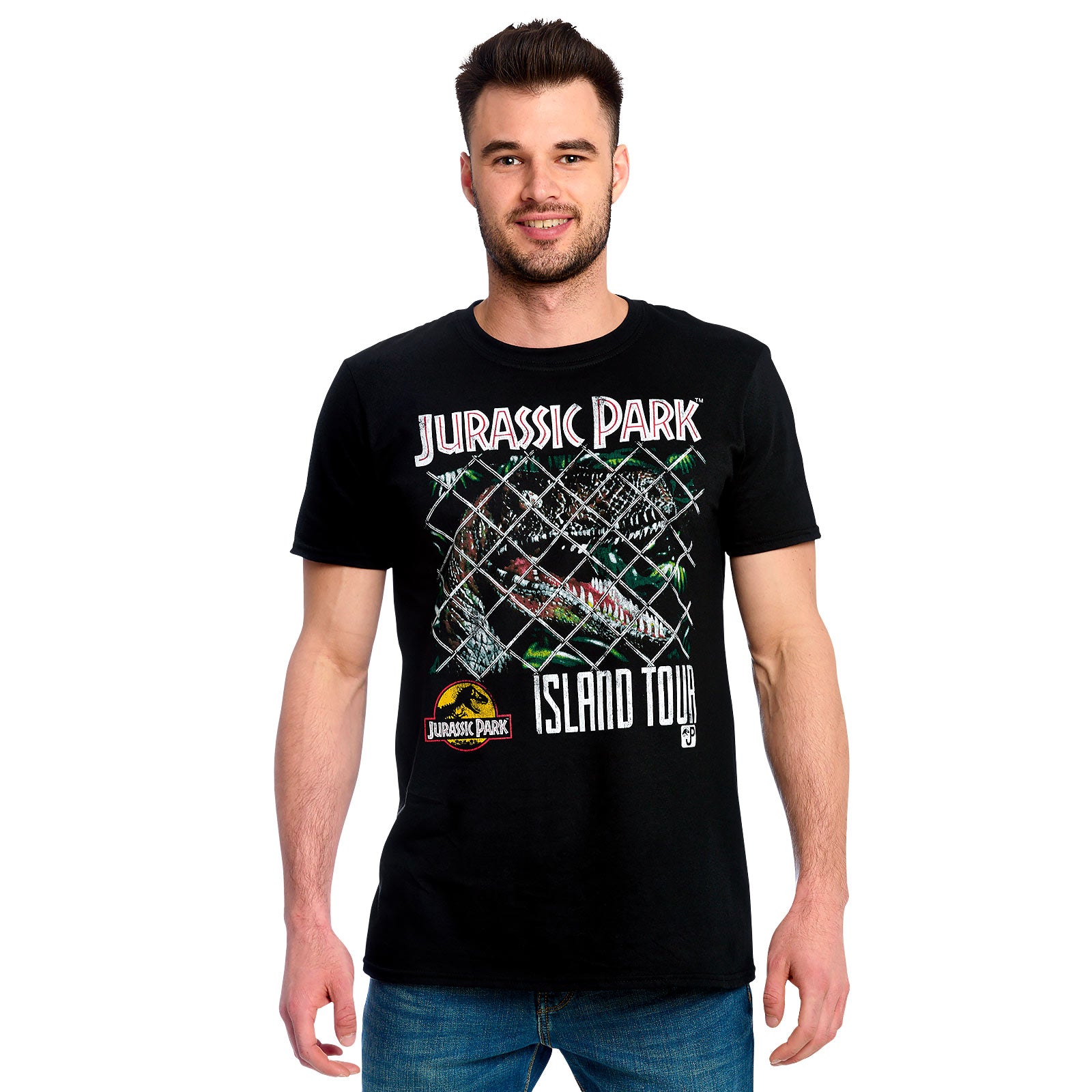 Product image Jurassic Park - Island Tour T-Shirt Black