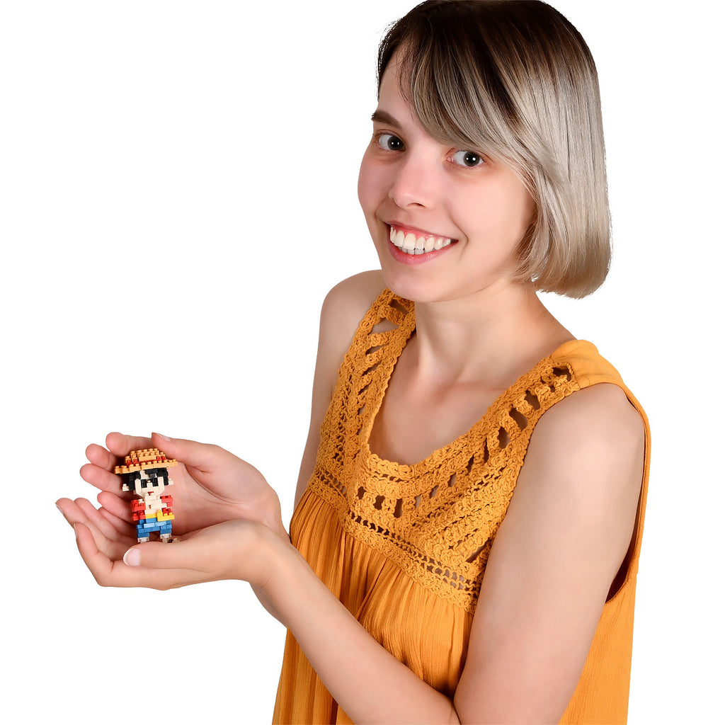 Imagen del producto One Piece - Figura de mini bloque de construcción Luffy nanoblock