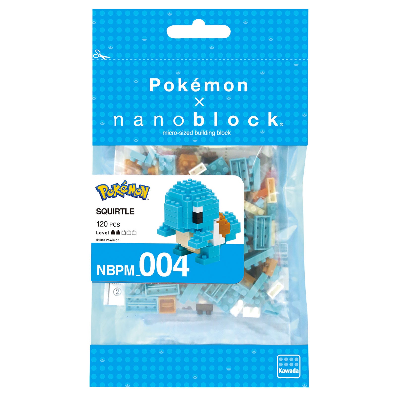 Imagen del producto Pokemon - Figura de mini bloque de construcción Squirtle nanoblock