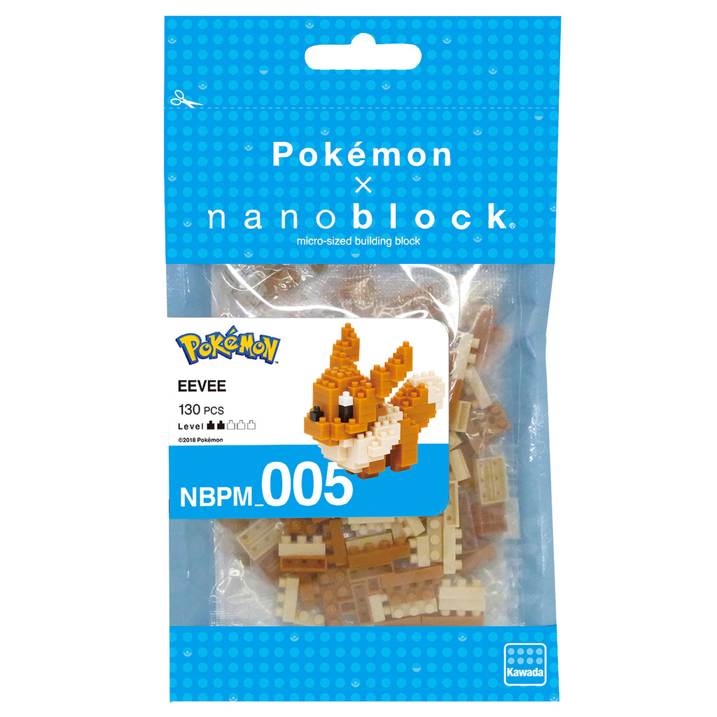Imagen del producto Pokemon - Figura de bloque miniatura de Eevee nanoblock