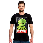 Imagen del producto Muppets - Camiseta negra con póster de Kermit
