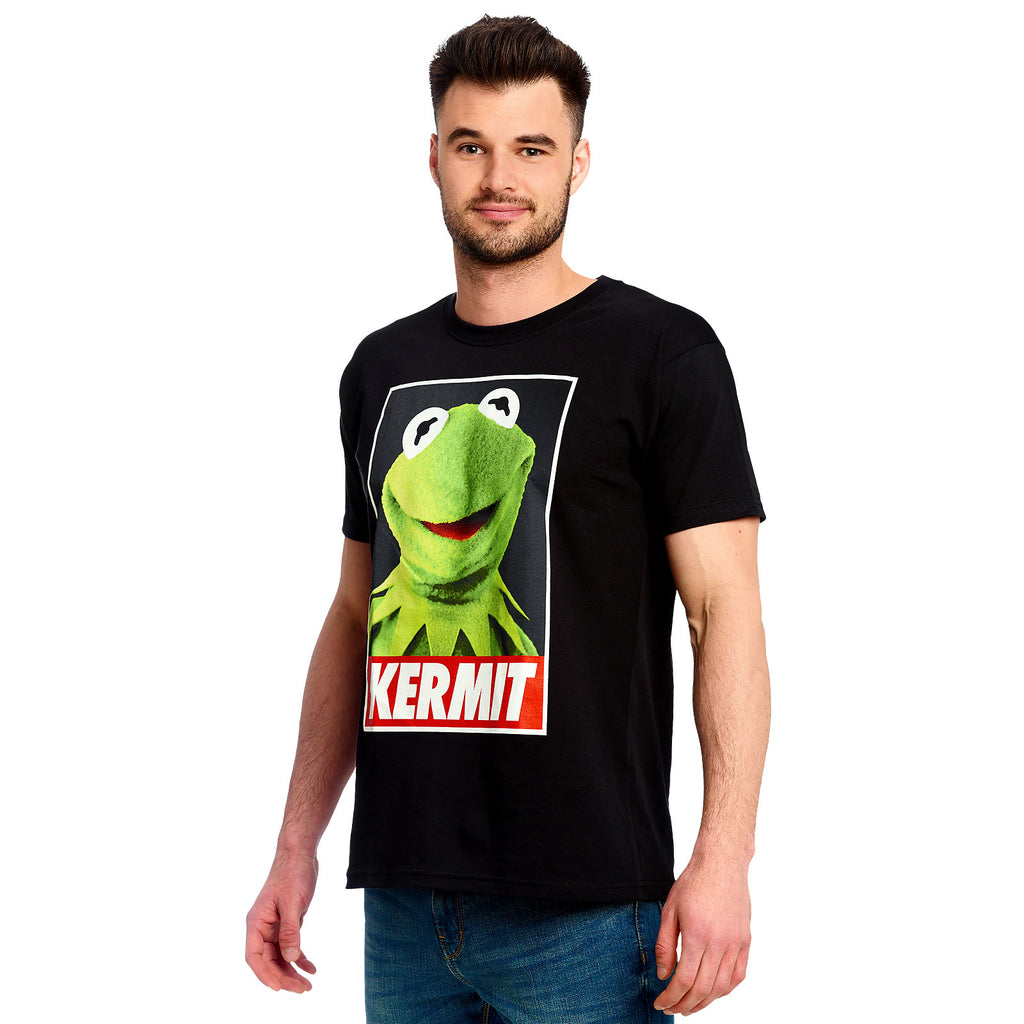 Imagen del producto Muppets - Camiseta negra con póster de Kermit