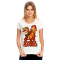 Imagen del producto Chip y Dale - Camiseta de mujer Double Trouble blanca