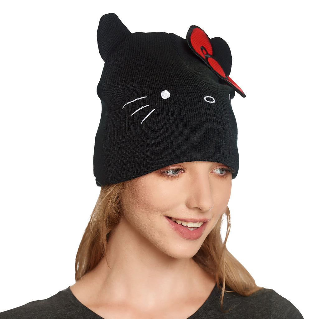 Product image Hello Kitty Beanie with Ears and Bow